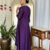 Women Silk Blend Kurti Pant Attached Dupatta Set